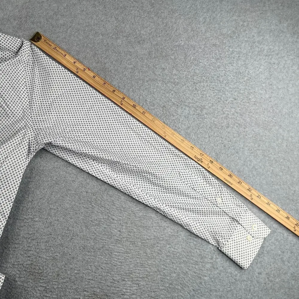 Banana Republic Non Iron Shirt Slim Fit Casual Button Up Long Sleeve Mens Small